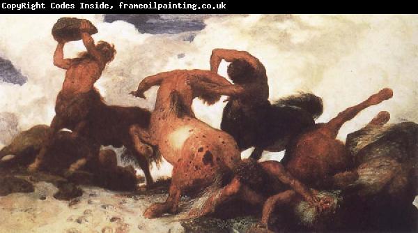 Arnold Bocklin Centaur Fight